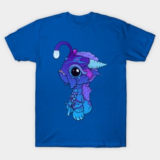 Blue and Purple Baby Angler Dragon T-Shirt